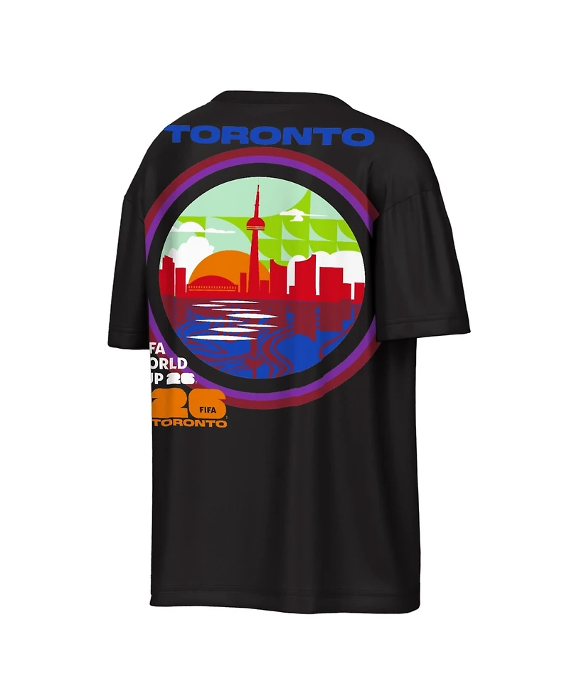 Outerstuff Men's Black Fifa World Cup 2026 Toronto City Reflections T-Shirt