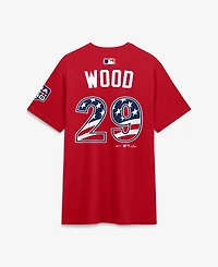 Nike Men's 2026 All-Star Game National League James Wood Red Name & Number T-Shirt