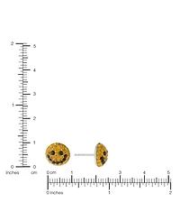 Macy's Crystal Pave Smiley Face Stud Earrings