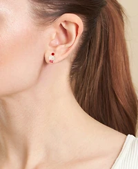Macy's Crystal Pave Cupcake Stud Earrings
