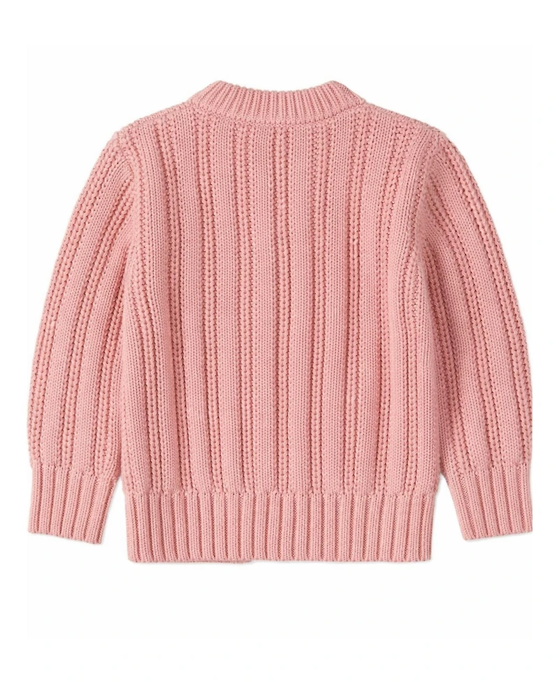 MeMoi Toddler Boys 2T Cozy Oversized Cable-Knit Cardigan Sweater