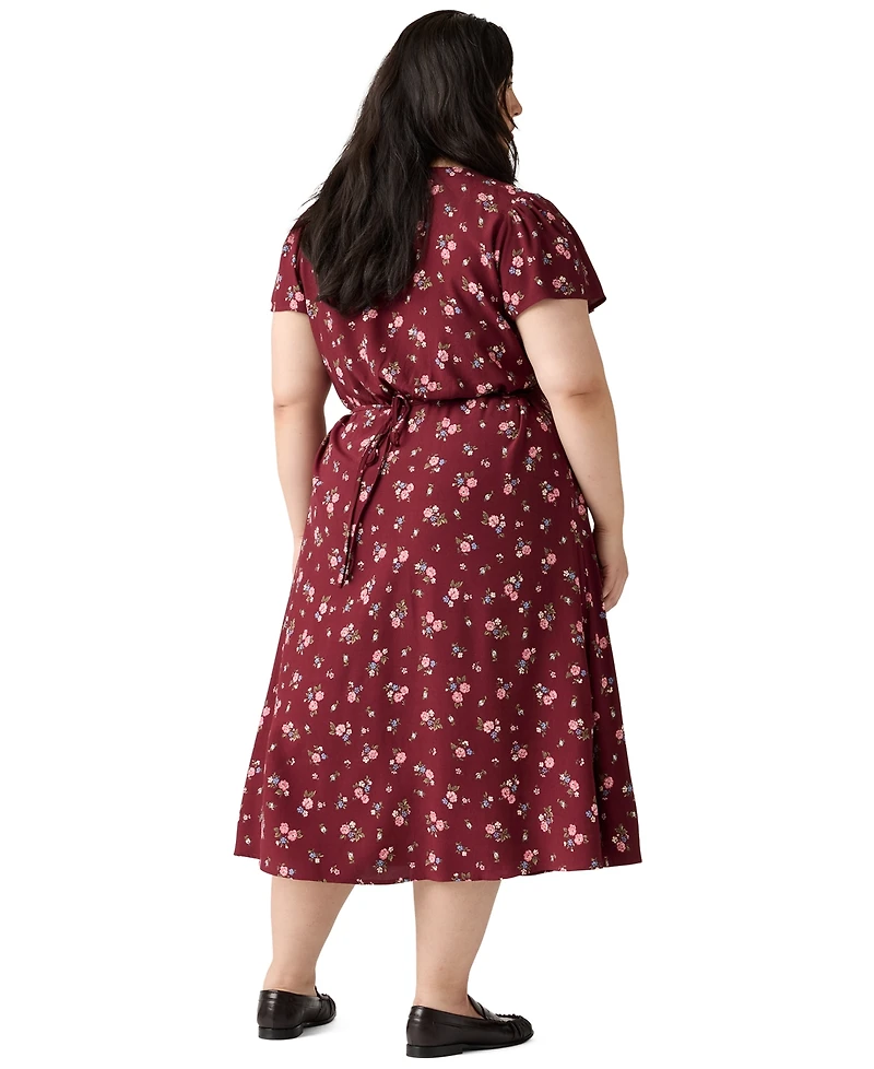 Levi's Plus Lilith V-Neck Midi Dress