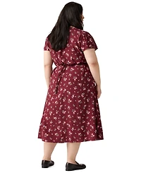Levi's Plus Lilith V-Neck Midi Dress