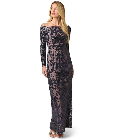 Adrianna Papell Women's Off-the-Shoulder Dress