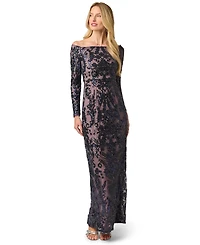 Adrianna Papell Women's Off-the-Shoulder Dress