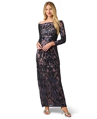 Adrianna Papell Women's Off-the-Shoulder Dress