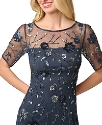Adrianna Papell Women's Short-Sleeve Dress