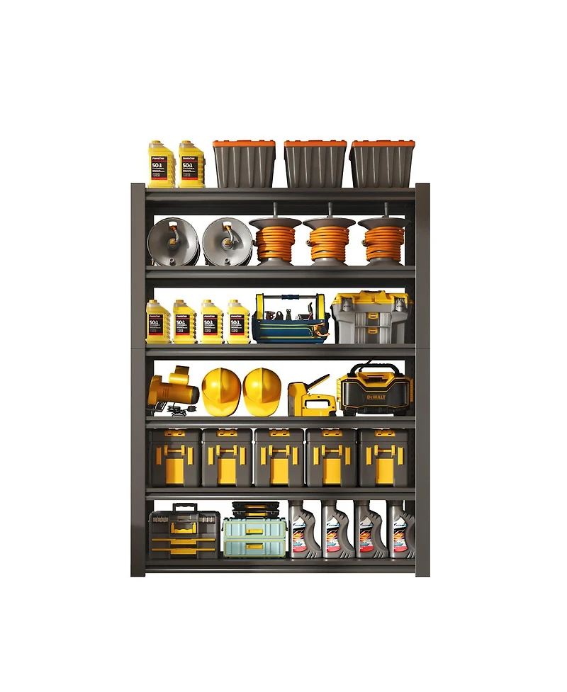 Streamdale Furniture 6-Tier Heavy Duty Metal Garage Storage Shelving Unit