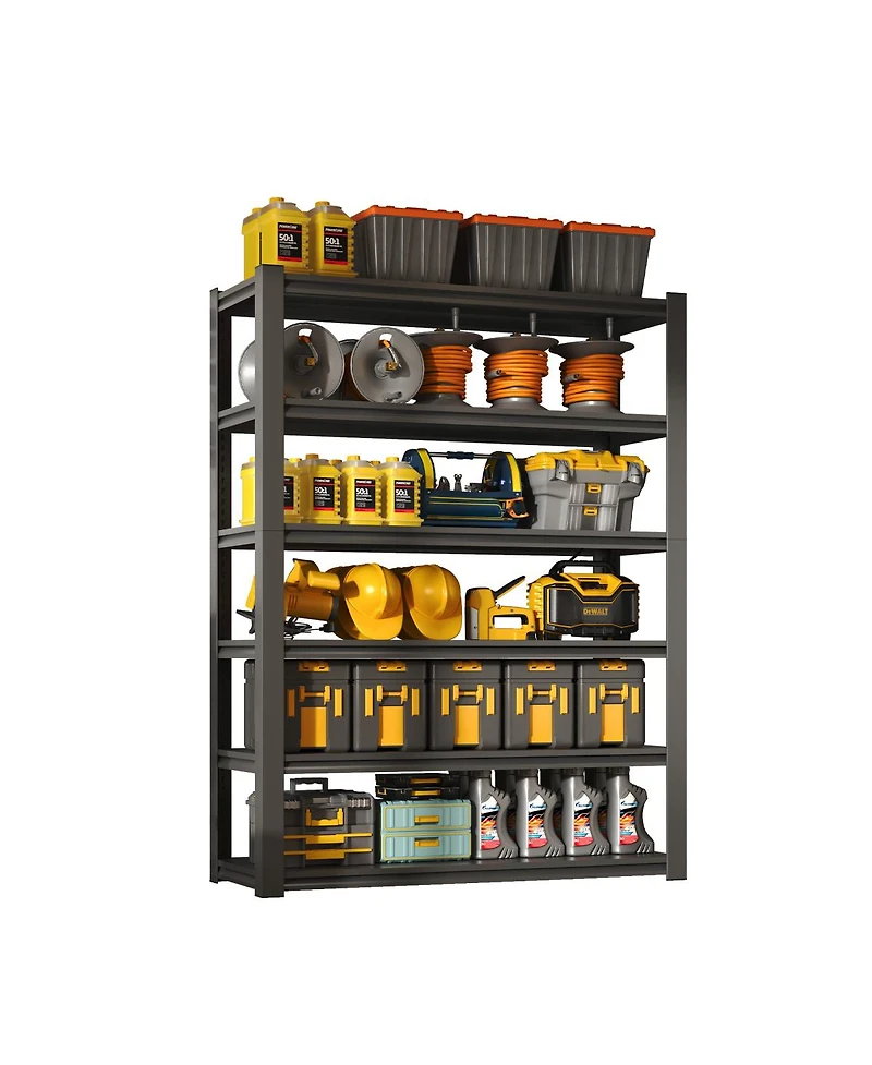 Streamdale Furniture 6-Tier Heavy Duty Metal Garage Storage Shelving Unit