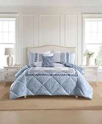 Lenox Bluebay Floral Comforter Sets