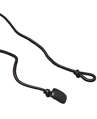 Donna Karan New York Black-Tone Matte Beaded Resin Frontal Necklace