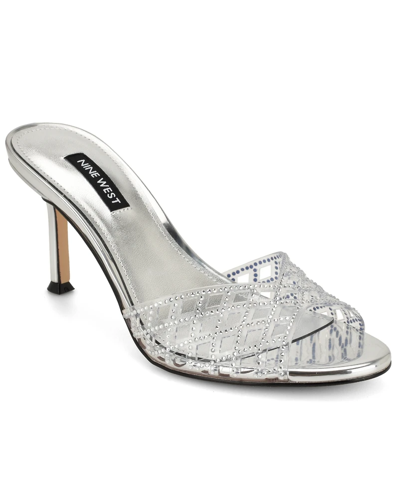 Nine West Women's Mazzy Embellished Slip-On Dress Sandals