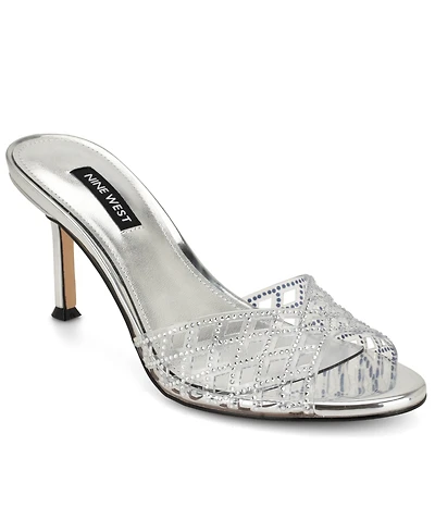 Nine West Women's Mazzy Embellished Slip-On Dress Sandals