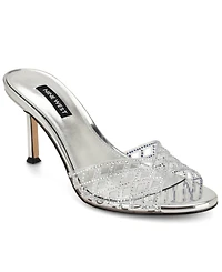 Nine West Women's Mazzy Embellished Slip-On Dress Sandals