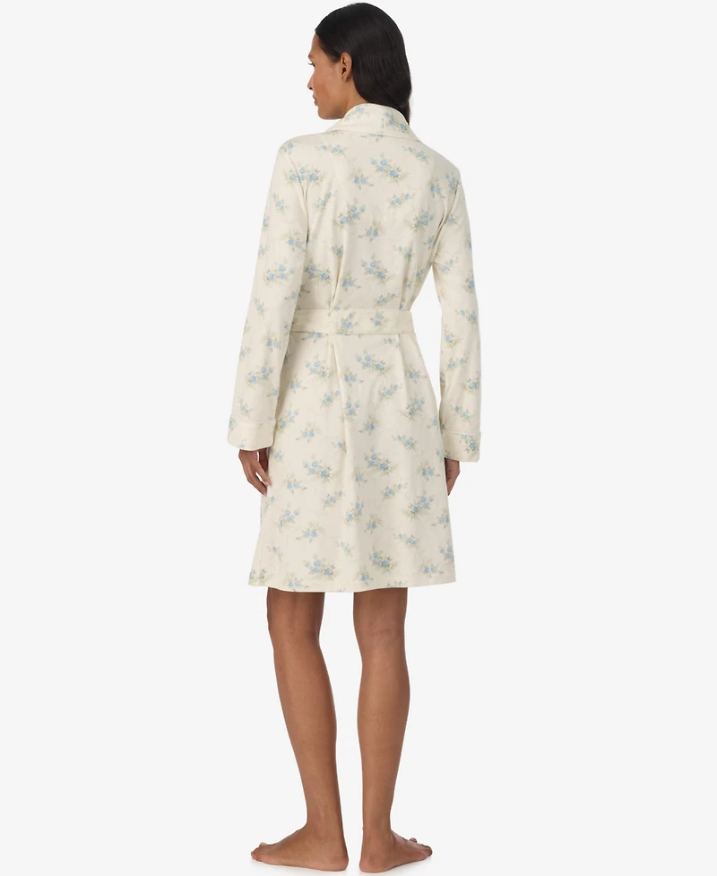Lauren Ralph Women's Short Shawl Collar Robes