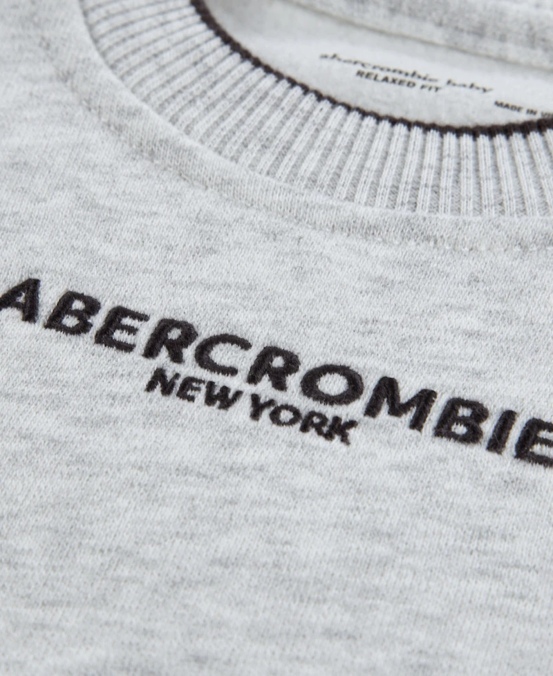 abercrombie kids Baby Boys' and Girls' Long-Sleeve Top Pants, 2-Piece Set