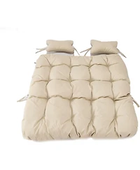LeisureMod 2-Person Polyester Cushions for Swing Chairs and Hammocks