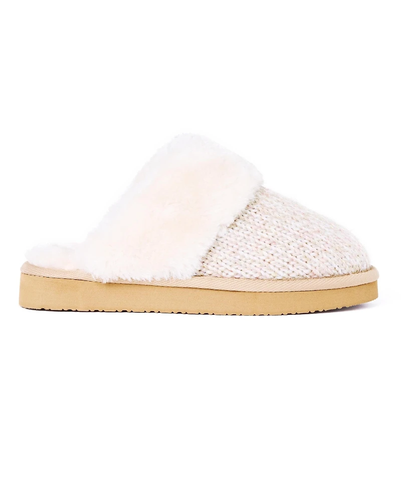 Minnetonka Women's Chesney Sparkle Knit Slipper