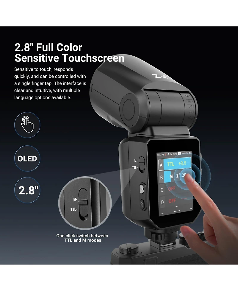 Neewer Z3R-n Camera Flash Ttl for Nikon Cameras