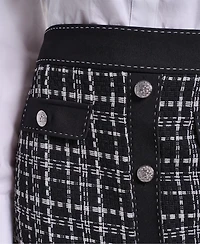 Karl Lagerfeld Paris Women's Knee-Length Pencil Skirt