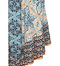 Lascana Women's Smocked Bodice Printed Dress