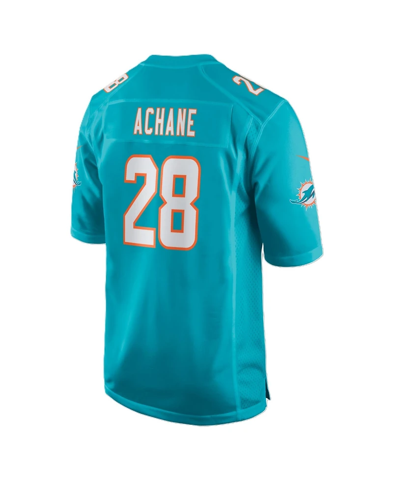 Nike Men's Devon Achane Aqua Miami Dolphins Player Game Jersey