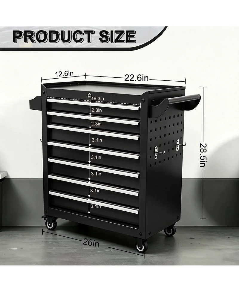 Clihome 7-Drawer Tool Cabinet