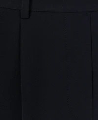 Reiss Women's Eden Elasticated-Waist Wide-Leg Lightweight-Twill Trousers