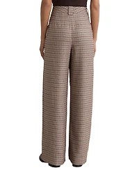 Reiss Women's River Wide-Leg Pleated Trousers
