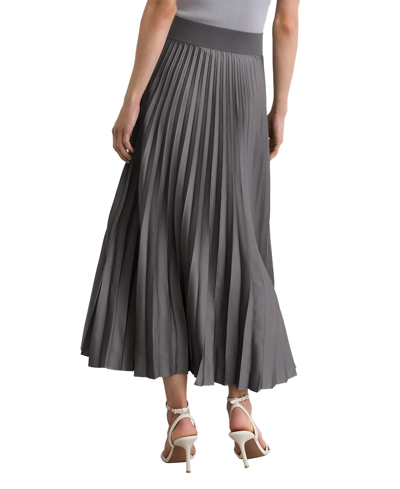 Reiss Women's Seren Pleated A-Line Midi Skirt