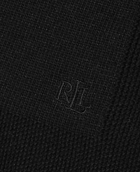 Lauren Ralph Texture Edge Knit Ruana