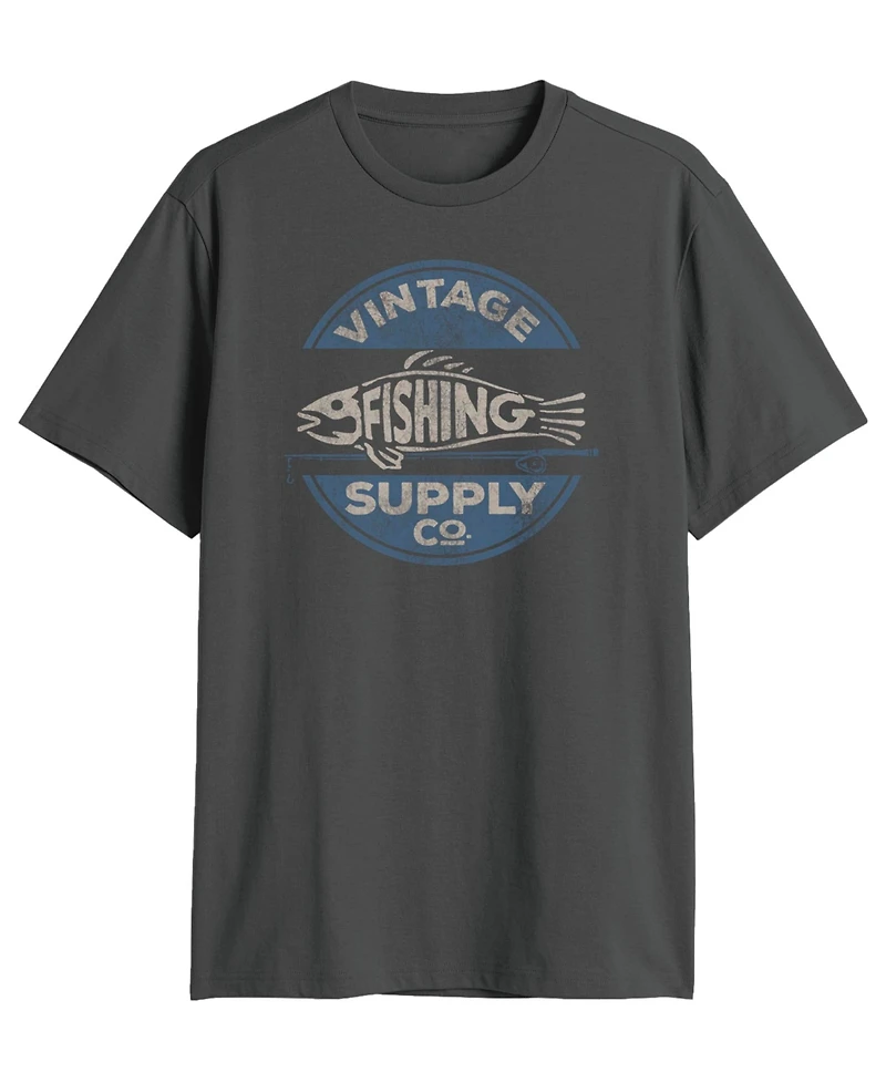 Fifth Sun Men's Generic Fishing Sppy Pocket T-Shirt