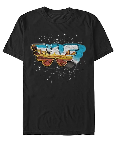 Fifth Sun Men's Waylon Jennings Desert And Stars T-Shirt