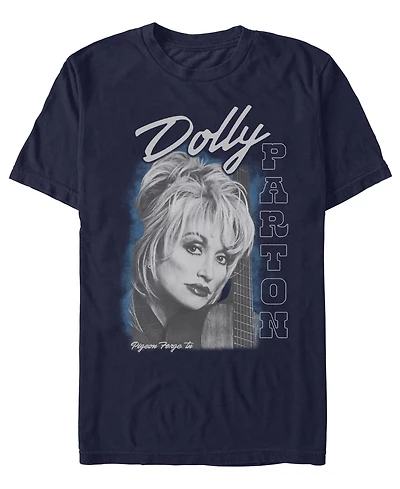 Fifth Sun Men's Dolly Parton Dolly Guitar T-Shirt