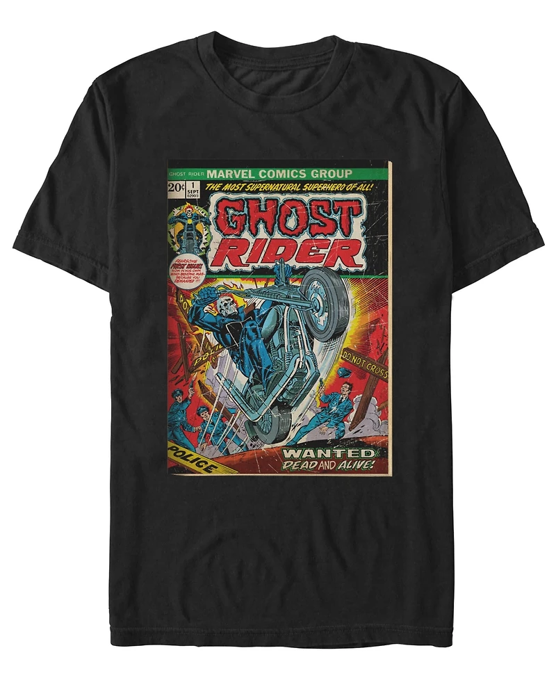 Fifth Sun Men's Marvel Ghost Rider Cover T-Shirt