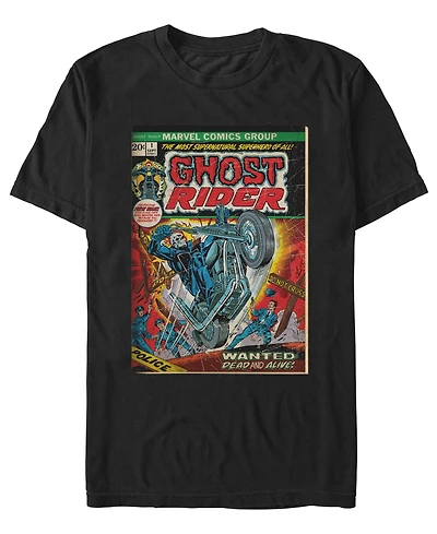 Fifth Sun Men's Marvel Ghost Rider Cover T-Shirt