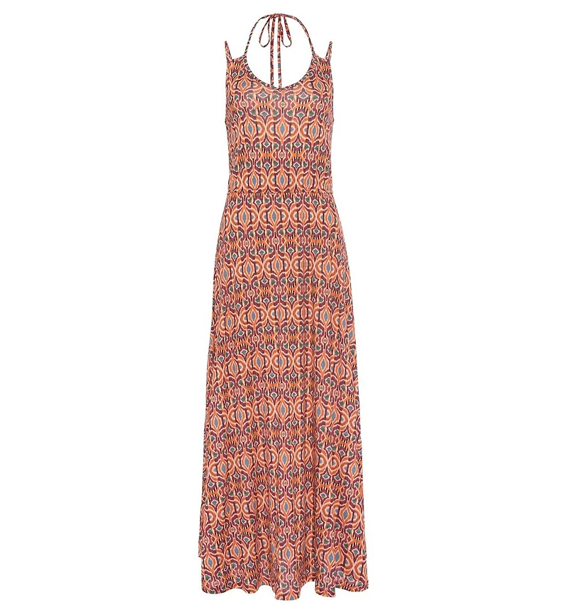 Lascana Women's Printed Halterneck Maxi Dress