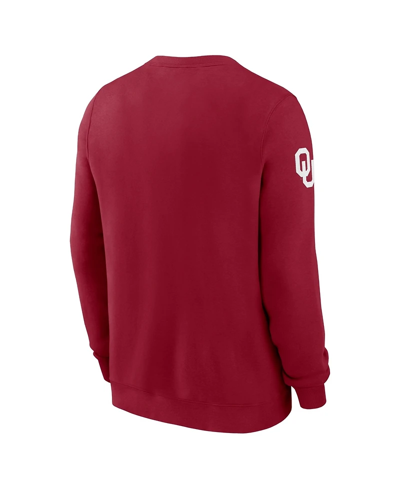 Jordan Men's Crimson Oklahoma Sooners 2026 Sideline Club Sweatshirt