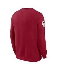 Jordan Men's Crimson Oklahoma Sooners 2026 Sideline Club Sweatshirt