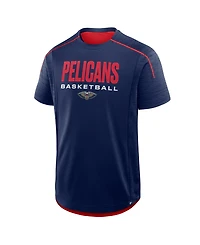 Fanatics Men's Navy New Orleans Pelicans Inbound Pass Play Practice T-Shirt
