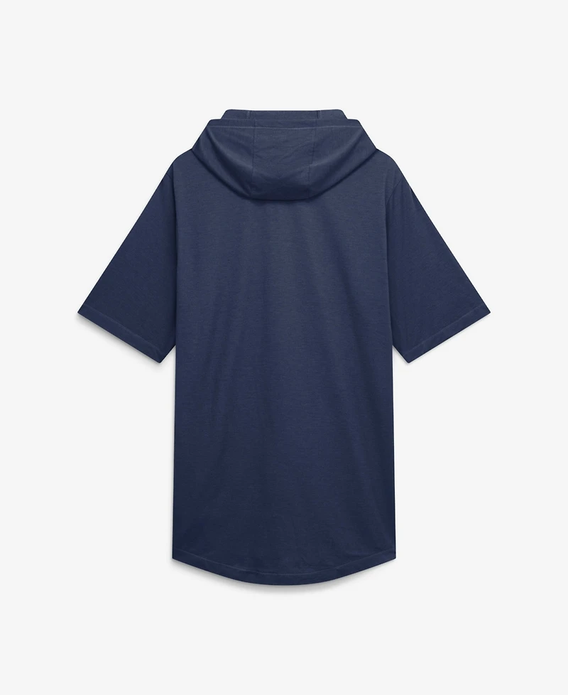 Nike Men's Navy Boston Red Sox Arched Wordmark Tri-Blend Hooded T-Shirt