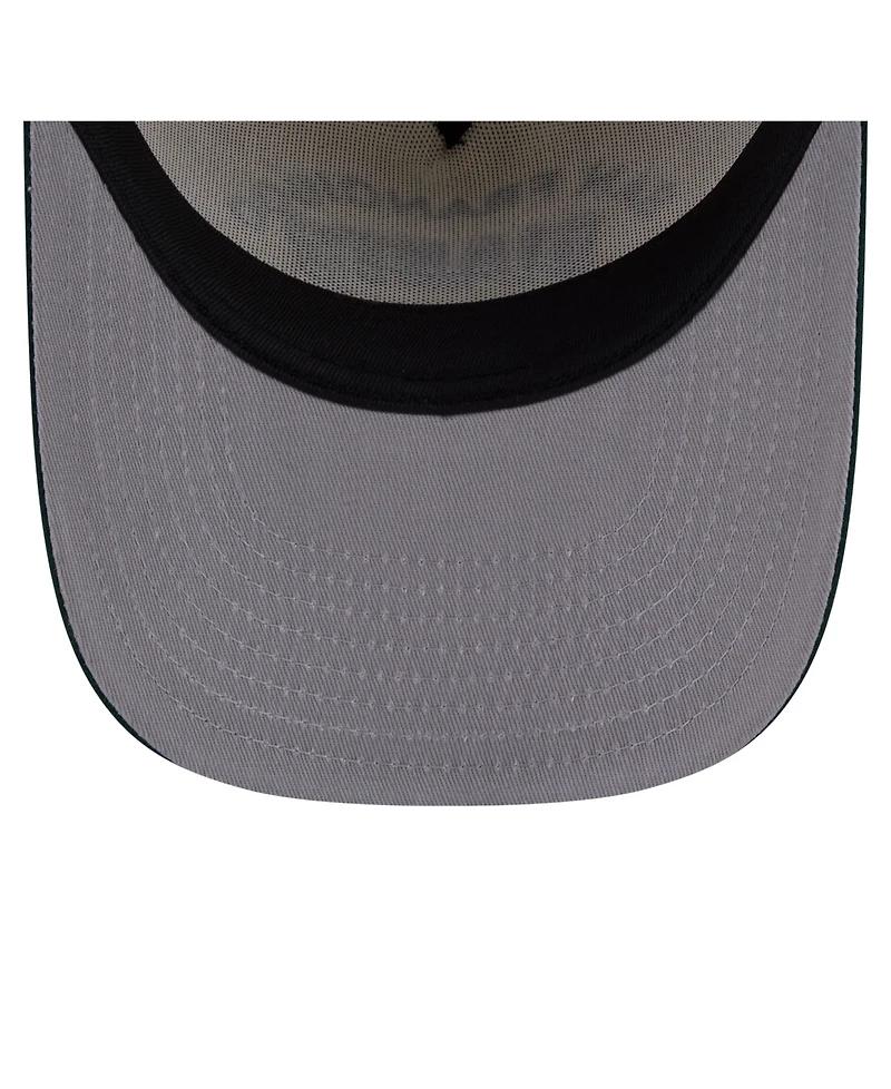 New Era Men's Cream/Dark Green San Francisco Giants Chrome A-Frame 9FIFTY Snapback Hat