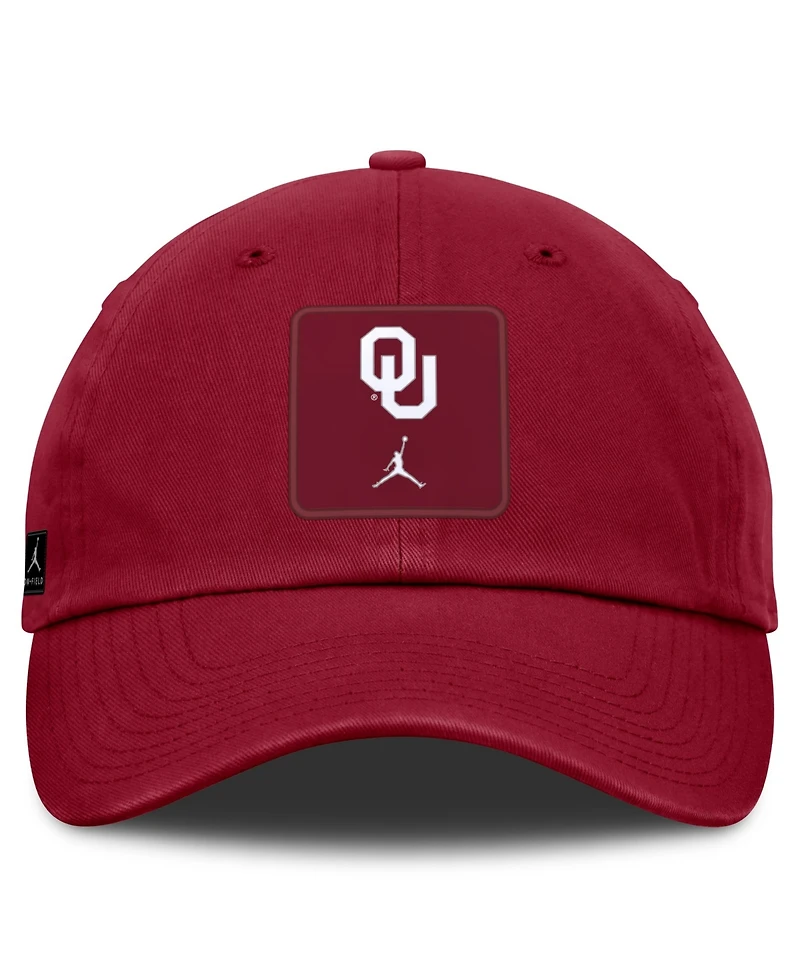 Jordan Men's and Women's Crimson Oklahoma Sooners 2026 Sideline Club Adjustable Hat