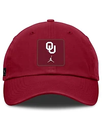 Jordan Men's and Women's Crimson Oklahoma Sooners 2026 Sideline Club Adjustable Hat