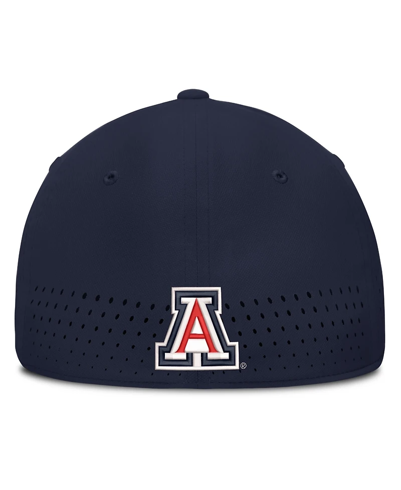 Nike Men's Navy Arizona Wildcats Gameday Aerobill Swooshflex Dri-fit Hat