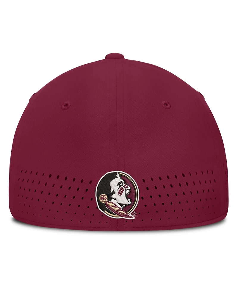Nike Men's Garnet Florida State Seminoles Gameday Aerobill Swooshflex Dri-fit Hat