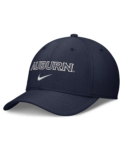 Nike Men's Navy Auburn Tigers Rise On-Field Swoosh Flex Dri-fit Hat