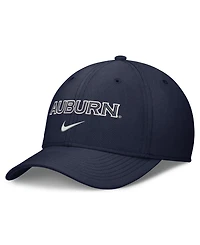 Nike Men's Navy Auburn Tigers Rise On-Field Swoosh Flex Dri-fit Hat