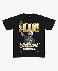 Slam Men's and Women's Jalen Brunson Black New York Knicks 2026 Nba Finals Champions Cover T-Shirt