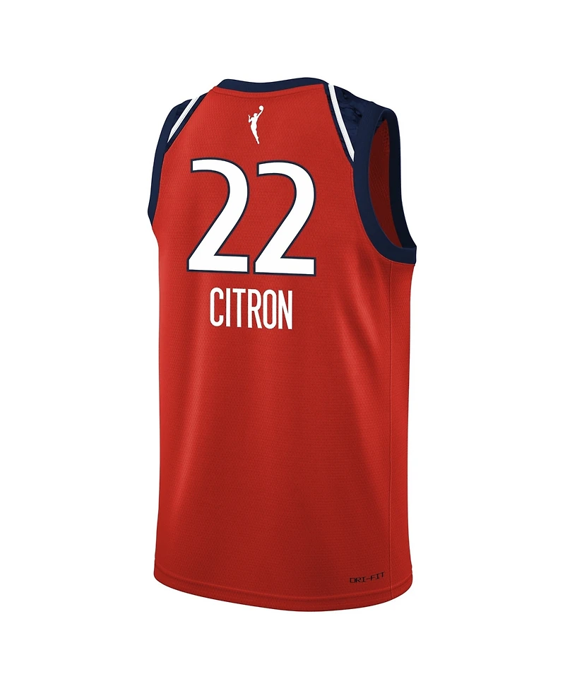 Nike Big Boys and Girls Nike Sonia Citron Red Washington Mystics Explorer Edition Jersey